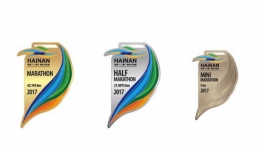 2017海南三亚国际马拉松奖牌设计揭晓